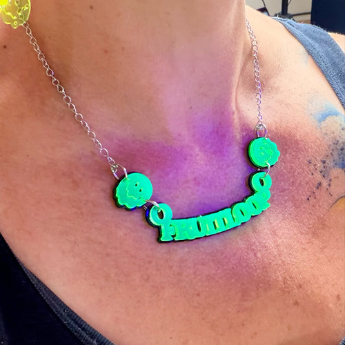Fruitloop Acid Smile Necklace - Double Layered