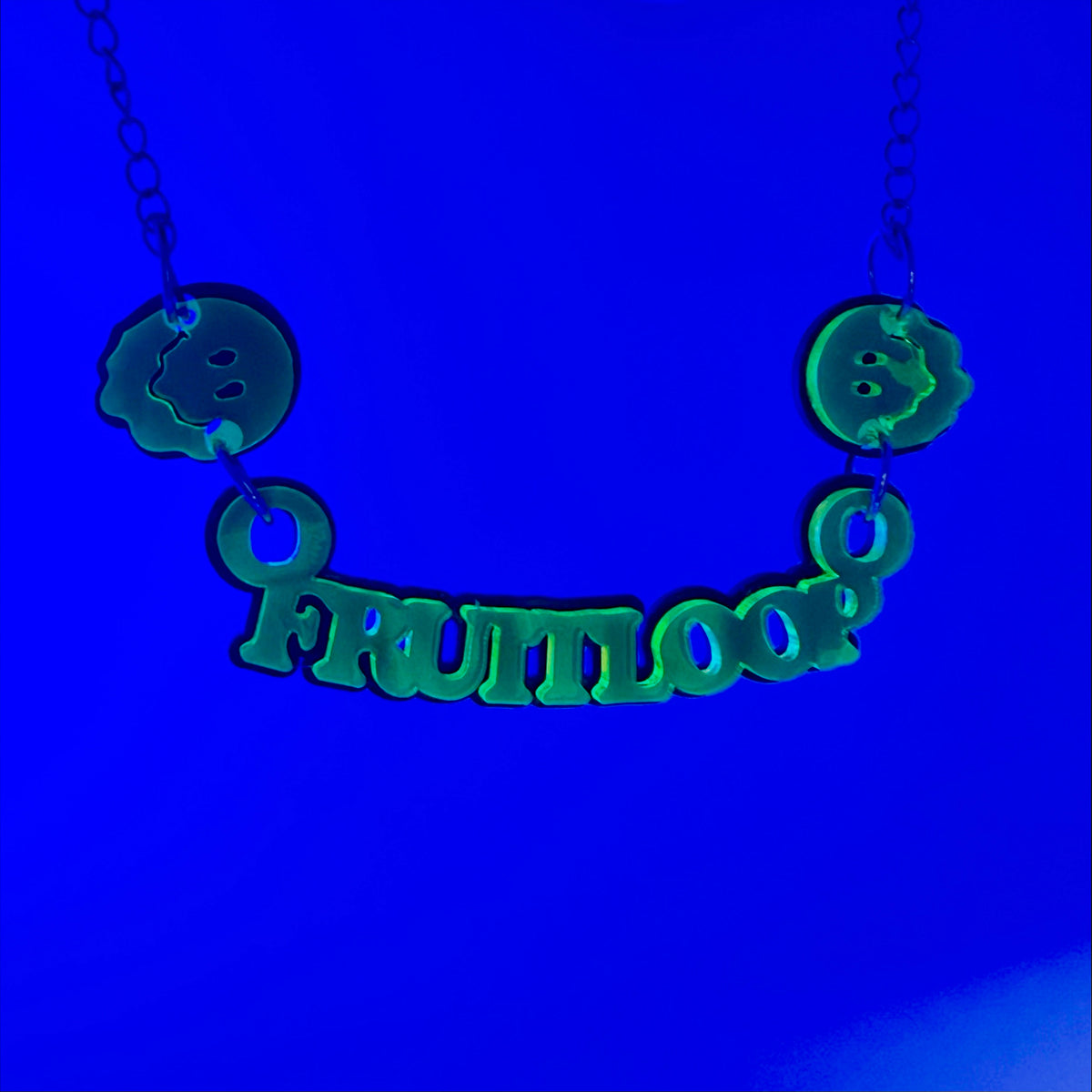 Fruitloop Acid Smile Necklace - Double Layered