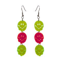 Melting Smiley Face Drop Earrings